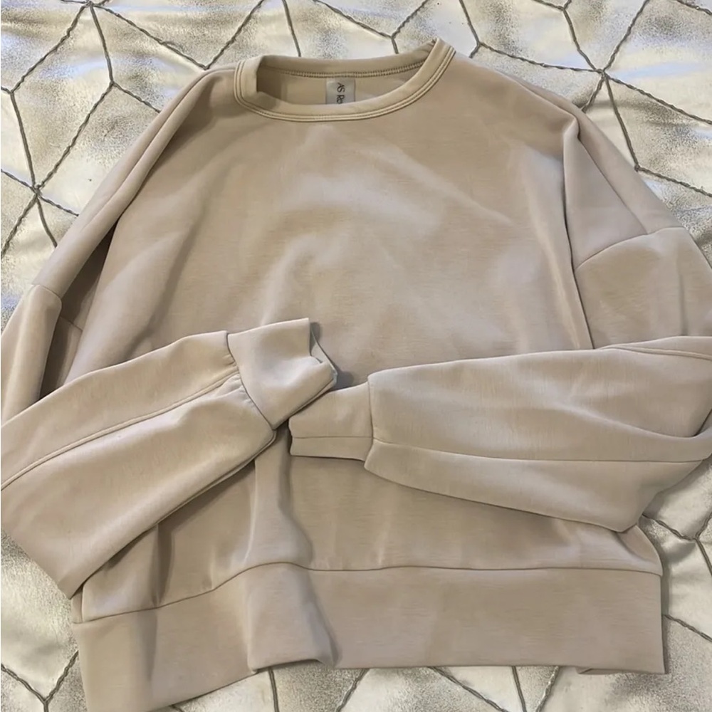 Altar'd State Women's Oversized Crewneck Sweatshirt - Taupe